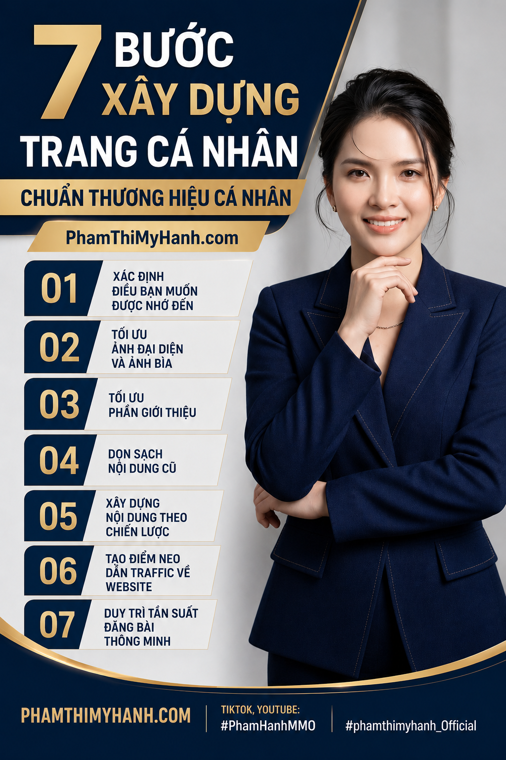 7 BƯỚC XÂY DỰNG TRANG CÁ NHÂN