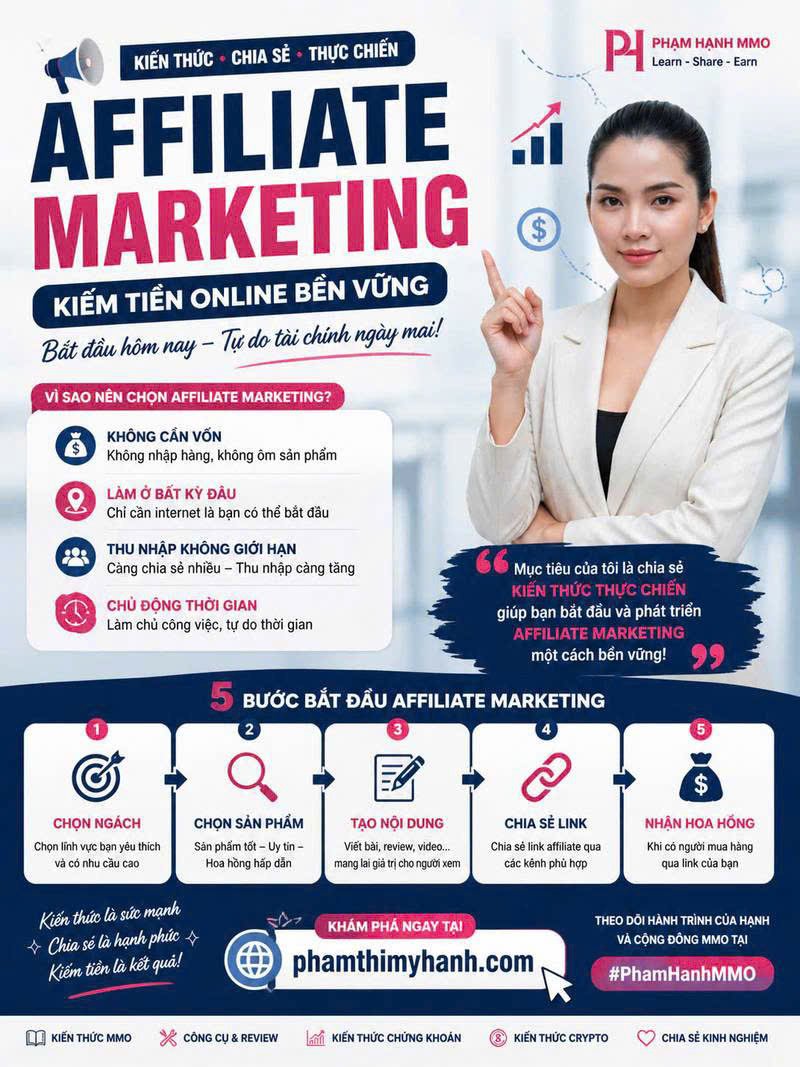 kiếm tiền cùng Affiliate marketing 2026