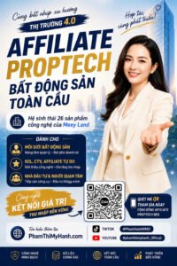Affiliate Proptech Bất Động Sản Toàn Cầu