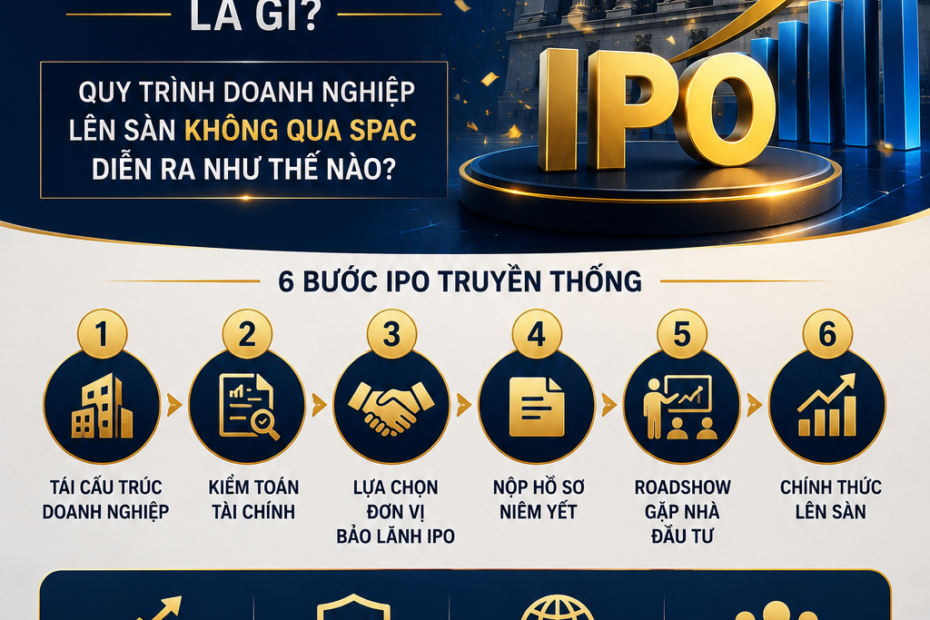 IPO Truyền Thống Là Gì Quy Trình Doanh Nghiệp Lên Sàn Không Qua SPAC Diễn Ra Như Thế Nào