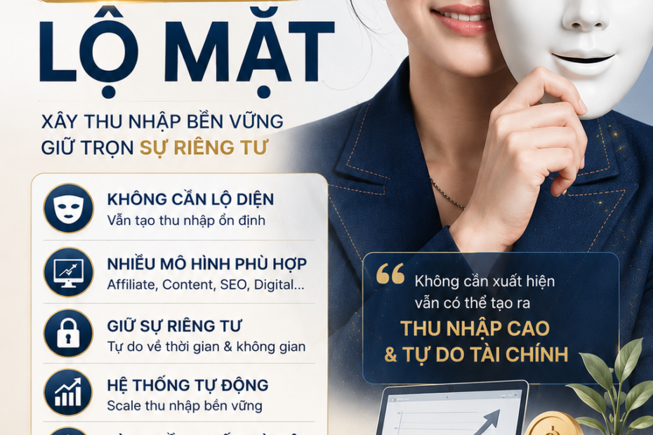 Kiếm Tiền Online Không Cần Lộ Mặt