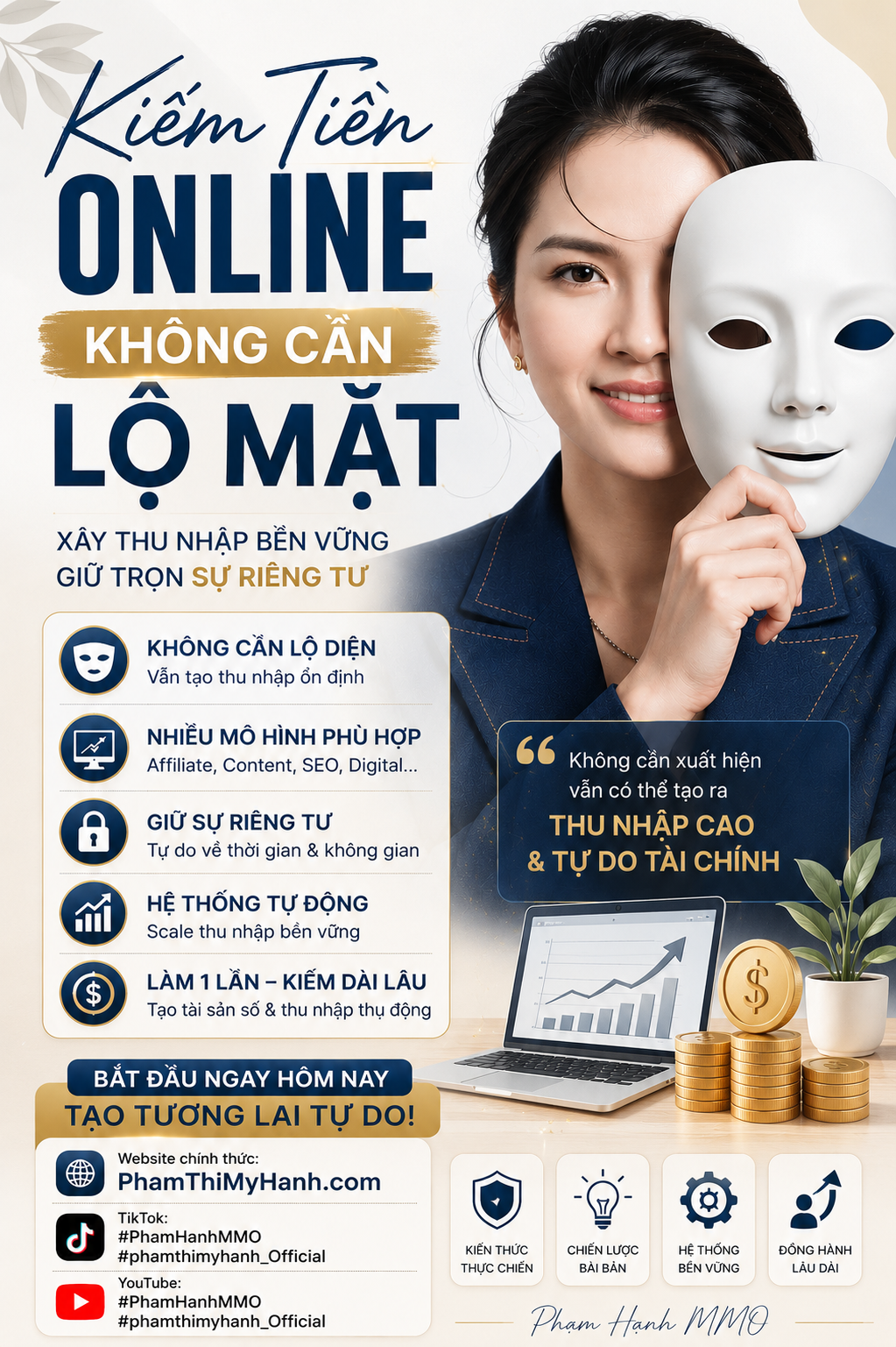Kiếm Tiền Online Không Cần Lộ Mặt