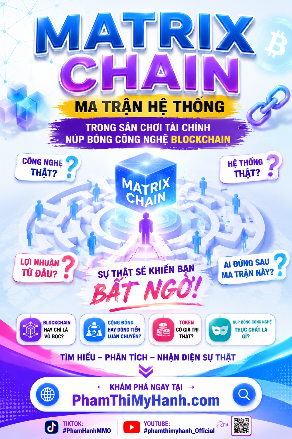 Matrix chain đa cấp sân chơi tài chính núp bóng blockchain