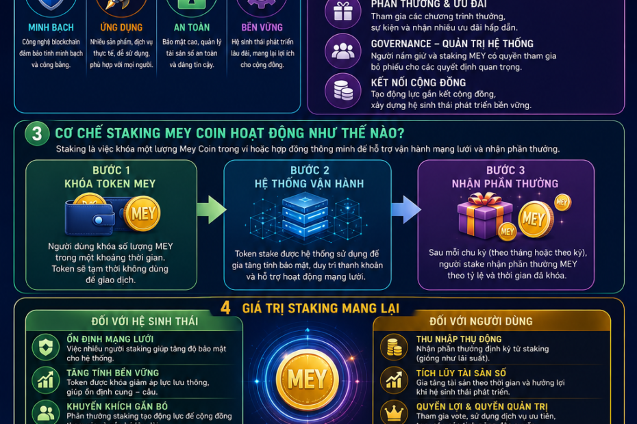 Meyfi là gì, Mey coin là gì, cơ chế staking mang lại giá trị như thế nào