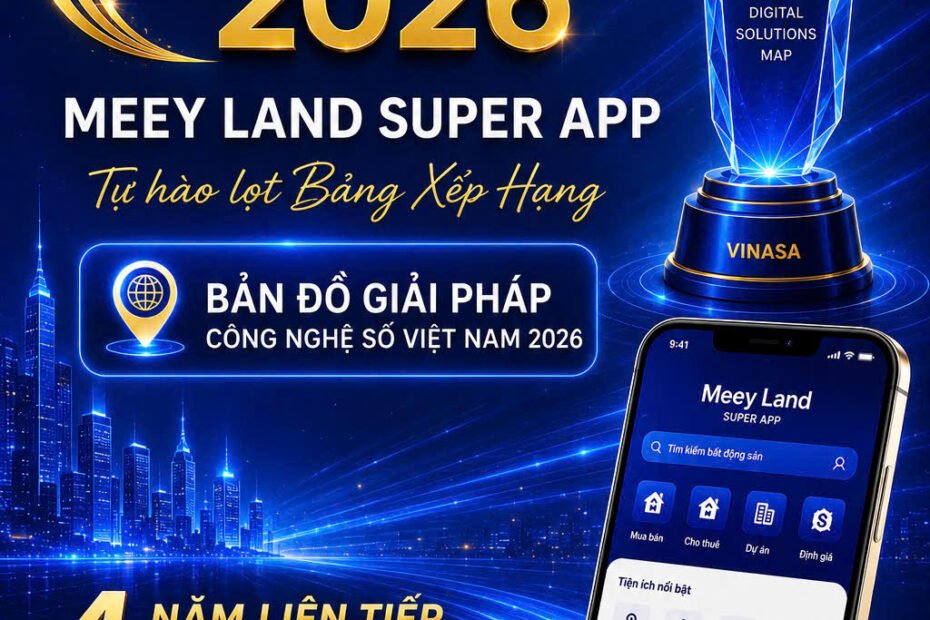 Meey Land Super app đạt giải sao khuê 2026