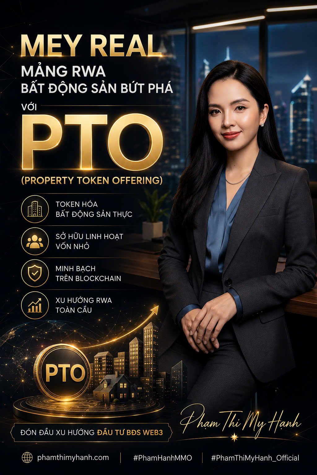 MEY NETWORK, MEY REAL, MẢNG RWA BẤT ĐỘNG SẢN BỨT PHÁ VỚI PTO PROPERTY TOKEN OFFERING