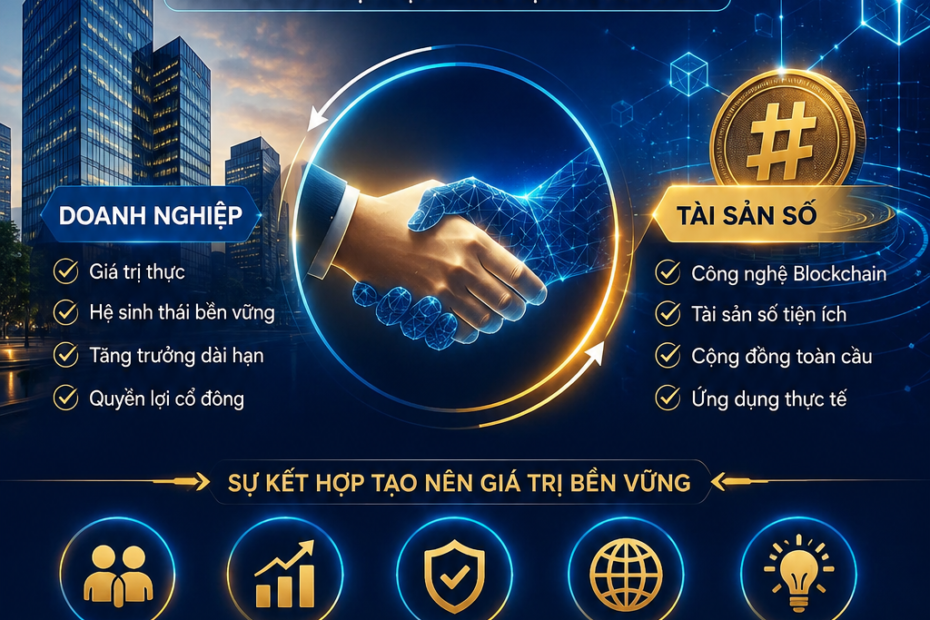 cổ đông Meey Group nhận token mey,Mô Hình Kết Hợp Giữa Doanh Nghiệp Và Tài Sản Số