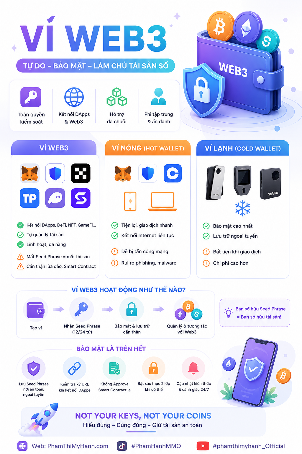 Ví Web3 Là Gì? Ưu Và Nhược Điểm – Khác Biệt Với Ví Nóng Và Ví Lạnh Ra Sao?
