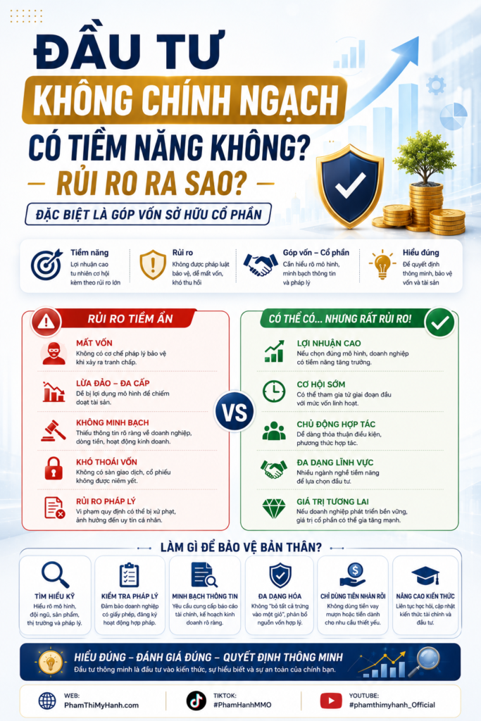 Đầu tư không chính ngạch là gì