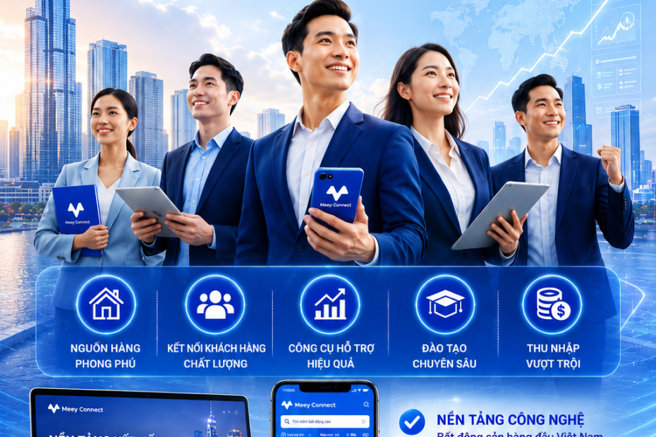 Meey Connect Cơ hội nghề nghiệp cho môi giới bất động sản