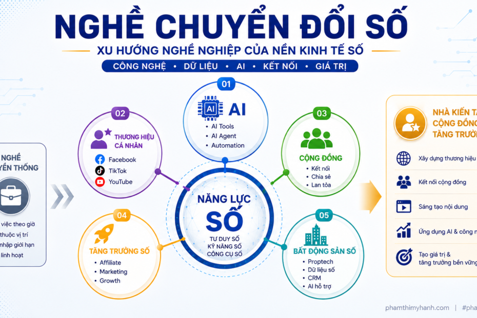 Nghề Chuyển Đổi Số Xu hướng của nền kinh tế số