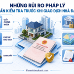 Những rủi ro pháp lý cần kiểm tra trước khi giao dịch nhà đất