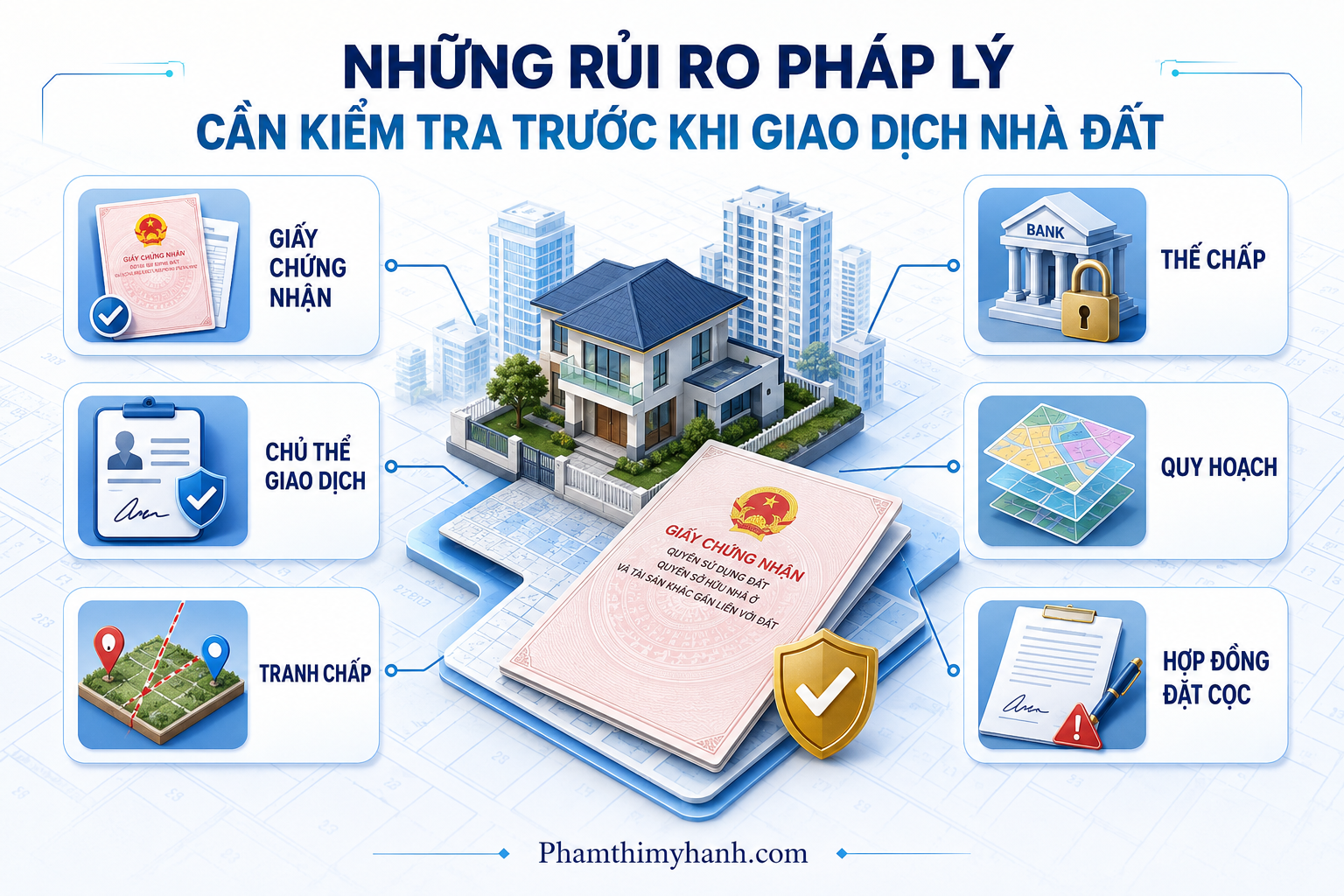 Những rủi ro pháp lý cần kiểm tra trước khi giao dịch nhà đất