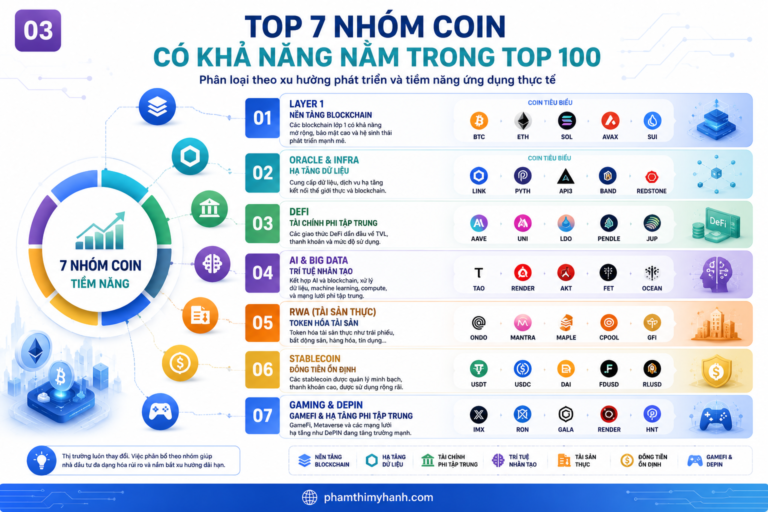TOP 100 ĐỒNG COIN LIST SÀN VN 2026