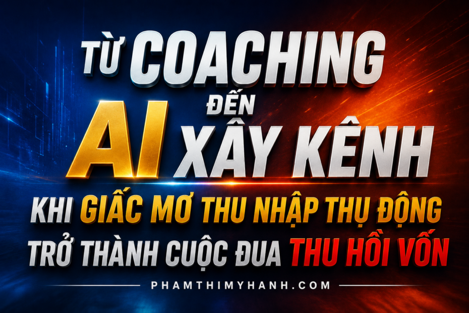 Từ coaching đến AI xây kênh, cuộc đua thu hồi vốn
