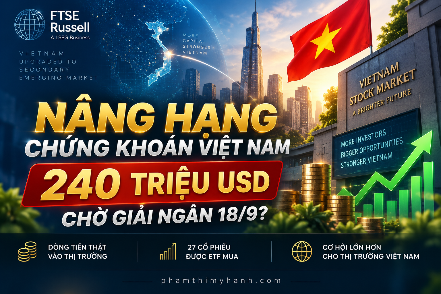 nâng hạng chứng khoán việt nam ngày 18/09