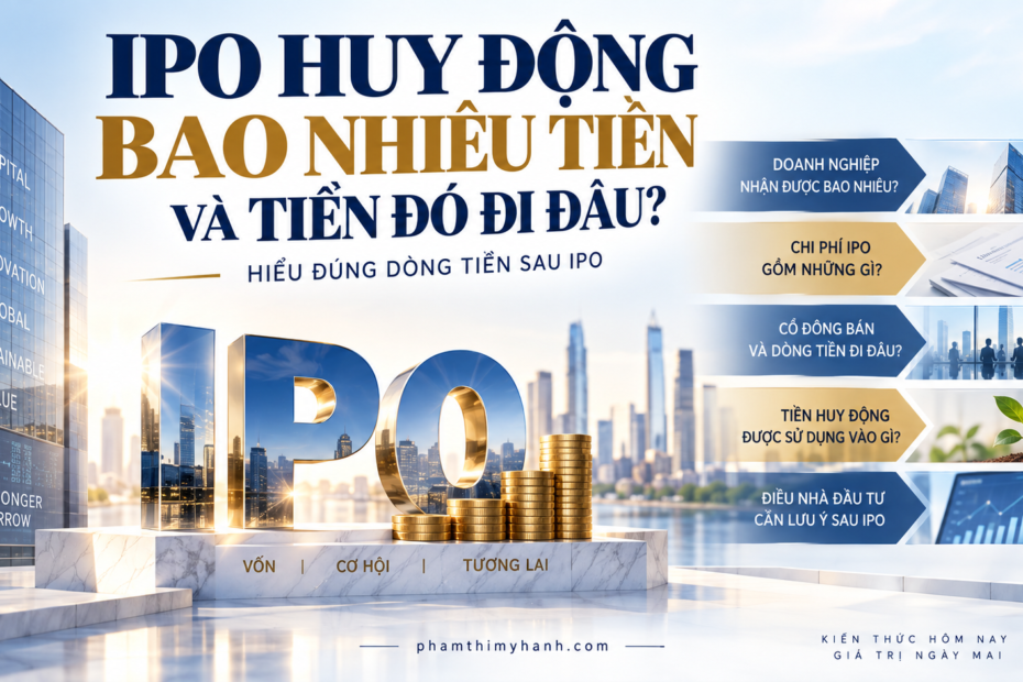 ipo huy động bao nhiêu tiền và tiền đó đi đâu