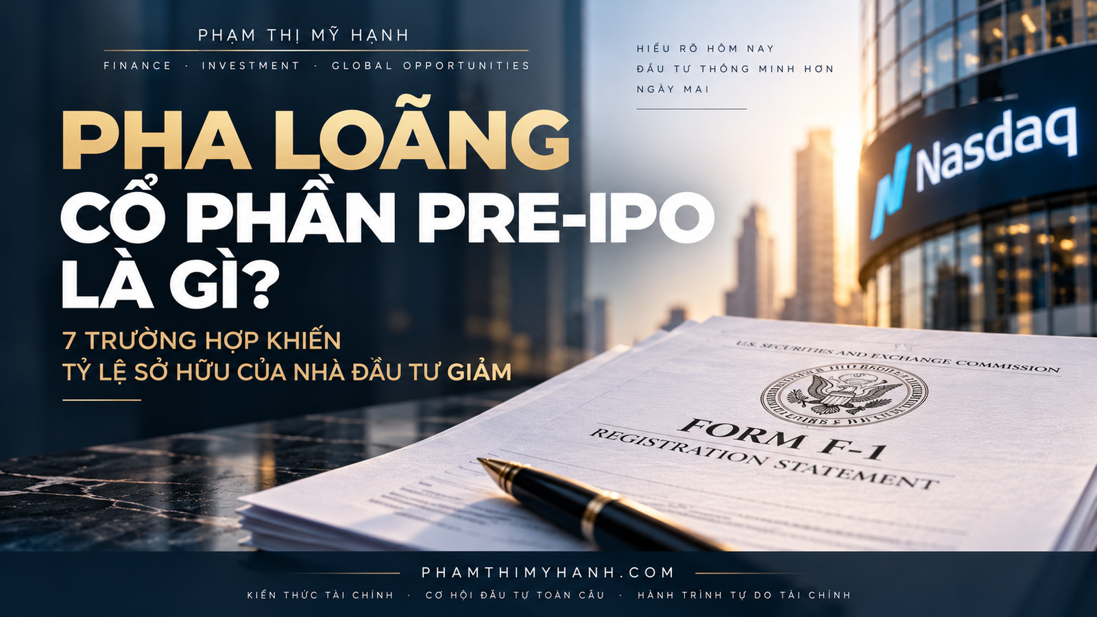 pha loãng cổ phần pre-ipo là gì