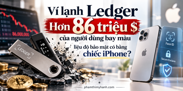 Ví lạnh Ledger và bảo mật iPhone